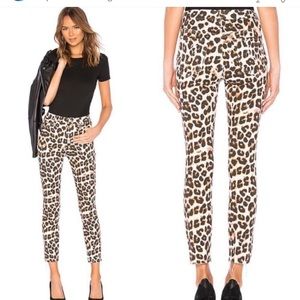 Mother High Waisted Looker Ankle Fray in Touch Of The Tiger